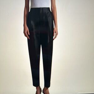 Kallmeyer Tiffany Trousers Black Mikado Satin NWT  - SZ 6